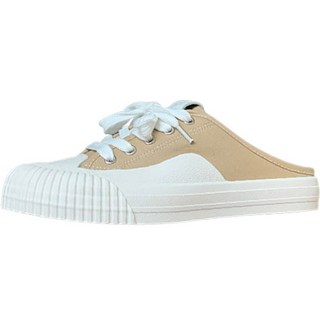 kiel&noel 女款素色穆勒帆布鞋