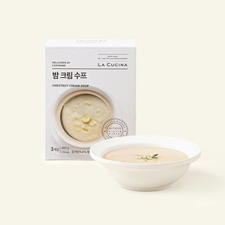 라쿠치나 밤 크림 수프 (냉장), 160g, 3개
