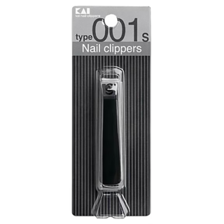 KAI 貝印 type001系列 彎口指甲剪 KE-0120 S, 黑色, 1件
