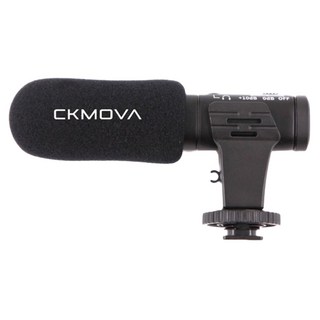 CKMOVA 全向電容式相機麥克風, 支援3.5mm耳機即時監聽，內建可充電鋰電池，全金屬機身設計, VCM3 PRO, 1個