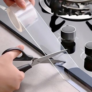 엔더 초강력 실리콘 틈새차단 방수 단면 테이프, 투명, 1개