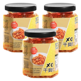 鱻旺 XO干貝粒, 170g, 3罐