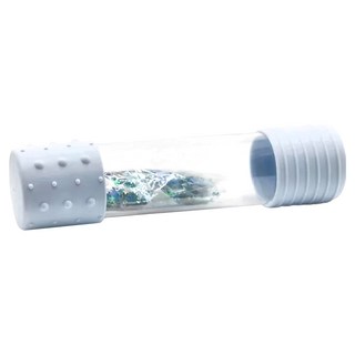 jellystone designs 情緒冷靜療癒感官瓶, 矽膠和塑膠材質, 18個月以上適用, 1個, 白雪