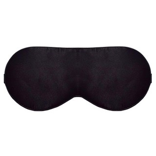BIOAM 佰歐安 天然蠶絲 大尺寸 舒眠眼罩, 黑色, 1個