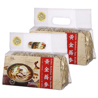 玉民 台灣黃金蕎麥麵, 自然栽培, 無農藥, 無防腐劑, 無人工色素, 古老手工日曬製程, 600g, 2包