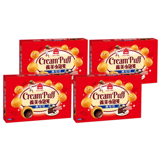 義美 小泡芙 黑可可, 171g, 4盒