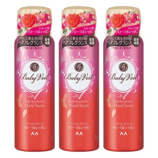Baby Veil 香氛寶貝 髮香噴霧 花朵皂香, 80g, 3瓶