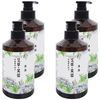 鑫豐祿 艾草芙蓉沐浴精 500ml, 4瓶