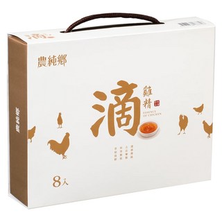 農純鄉 原味滴雞精, 8包, 50ml, 1盒