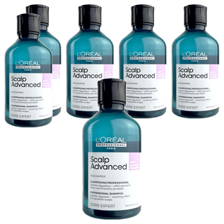 L'OREAL PROFESSIONNEL 巴黎萊雅PRO 瞬效敏弱修護洗髮精 300ml, 6瓶