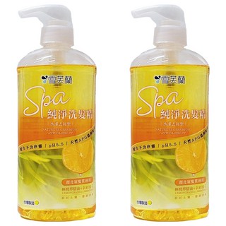 雪芙蘭 SPA 純淨洗髮精, 水漾去屑型, 無矽靈, PH5.5, 650g, 2瓶