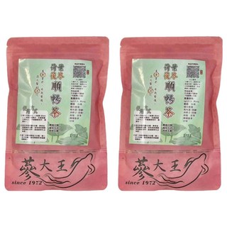 夢大王 荷葉茯苓順暢茶包 6g, 10包, 2袋