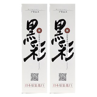 AMOROUS 黑彩髮表噴霧染135ml 栗色76-A 快速遮蓋白髮 自然髮色, 2組