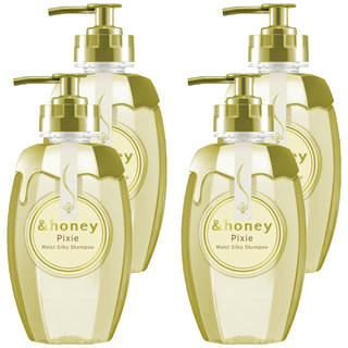 &honey pixie 蜂蜜飄逸柔潤洗髮精1.0, 440ml, 4瓶