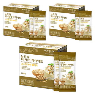 뉴트리디데이 다이어트 고소한 귀리 쉐이크 14p, 350g, 3개