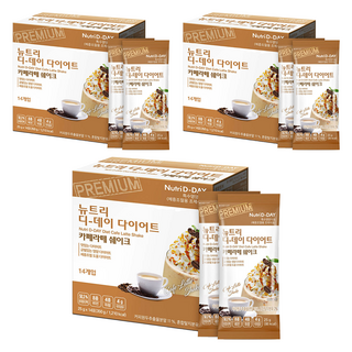 Nutri D-DAY 咖啡拿鐵奶昔沖泡包, 350g, 3盒