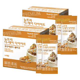 뉴트리디데이 다이어트 호두아몬드 쉐이크, 25g, 2개