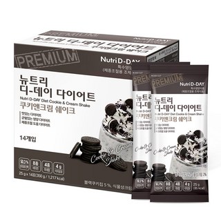 Nutri D-DAY 大豆蛋白孅姿奶昔粉 巧酥口味, 350g, 1盒