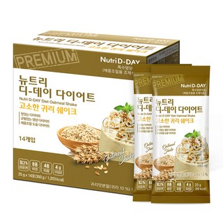 뉴트리디데이 다이어트 고소한 귀리 쉐이크 14p, 350g, 1개