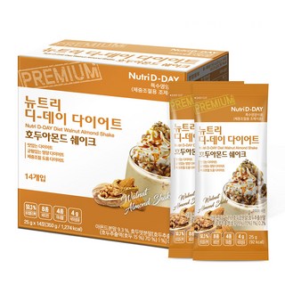 뉴트리디데이 다이어트 호두아몬드 쉐이크, 25g, 1개