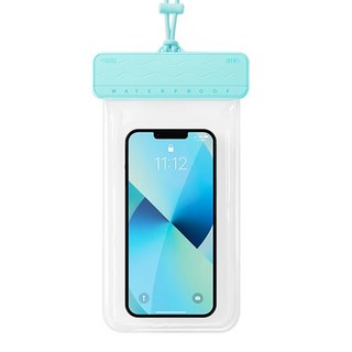 高清大屏幕觸控手機防水袋, 藍色, 1個