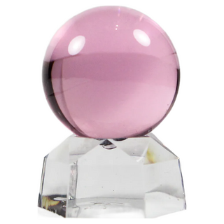 水晶球擺件 台灣製造, 粉色, 1個