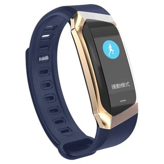 AFAMIC 艾法 M8藍牙智能心率GPS運動手環 可更換錶帶, 藍銀色, 4cm, GPS + 藍牙