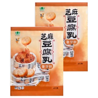 昇田食品 芝麻豆腐乳麥芽餅, 250g, 2袋