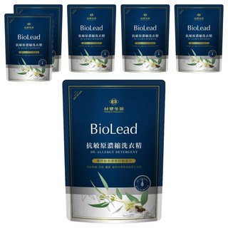 台塑生醫 BioLead 抗敏原濃縮洗衣精 補充包, 1.8kg, 6包