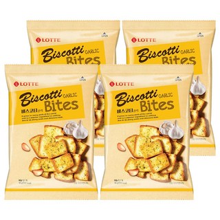 LOTTE 樂天 大蒜麵包餅, 70g, 4包