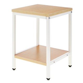 comet 家居Flatline迷你方形邊桌, 白色