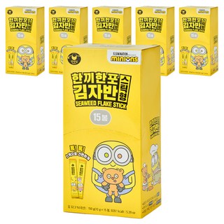 MANJUN 小小兵聯名海苔酥隨身包 15條入, 150g, 6盒