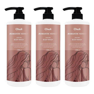 Chuli 女神系列 香水沐浴乳 浪漫威尼斯, 1L, 3瓶