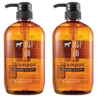 KUMANO 熊野油脂 HO馬油洗髮精 non silicon, 600ml, 2瓶