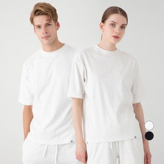 로또 남여공용 코튼 쿨링 반팔 오버핏 티셔츠