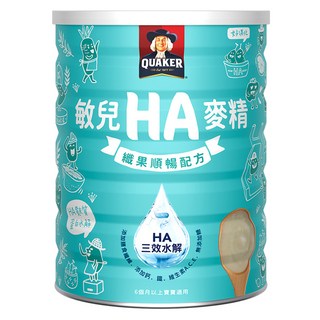 QUAKER 桂格 敏兒HA麥精 纖果順暢配方 6個月以上, 700g, 1罐