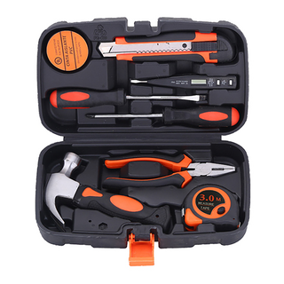 家用工具 五金工具套組 9件, 14 x 26 x 7cm, 1組