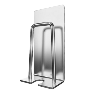 名仕 不銹鋼牙刷杯置物架 CHA109, 壁掛式免打孔, 浴室收納好幫手, 1個