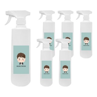 BUBUBOSS 寶寶微酸性次氯酸水 加量家用瓶, 500ml, 6瓶