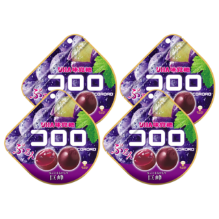 UHA 味覺糖 酷露露Q糖 葡萄口味, 48g, 4包