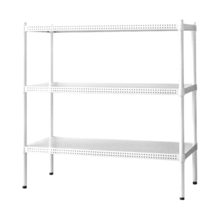 dayneeds 日需百備 極致美學 烤漆層架, 3層, 白色