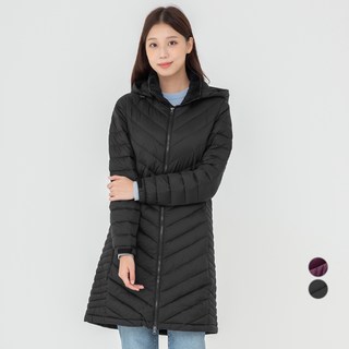 CARET 女款輕量斜紋絎縫大衣