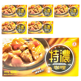 工研 特濃甘味咖哩 250g, 6盒