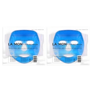 라몽 냉온겸용 페이스 마스크 마사지팩, 블루, 2개