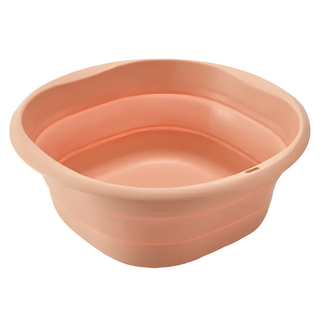 日本SP SAUCE 攜帶式可吊掛折疊臉盆-小型, 粉紅色, 1個