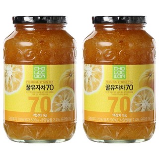 Cholocwon 蜂蜜柚子茶沖泡果醬, 1kg, 1入, 2個