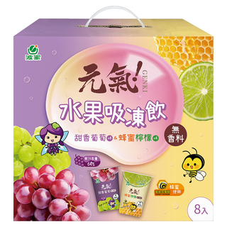 波蜜 元氣水果吸凍飲禮盒, 1760g, 1盒