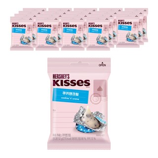 HERSHEY'S 好時 KIsses Hershey's餅乾與奶油, 52g, 20個