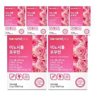 naturalplus 女性肌醇維他命C粉隨身包 30條入, 75g, 6盒