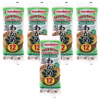 marukome 丸米 即食昆布味噌湯, 216g, 5個